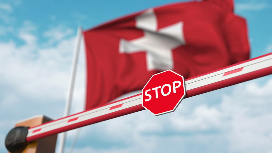 Eine Zollagentur erledigt die Zollabwicklung (Symbolbild der Schweizer Grenze)